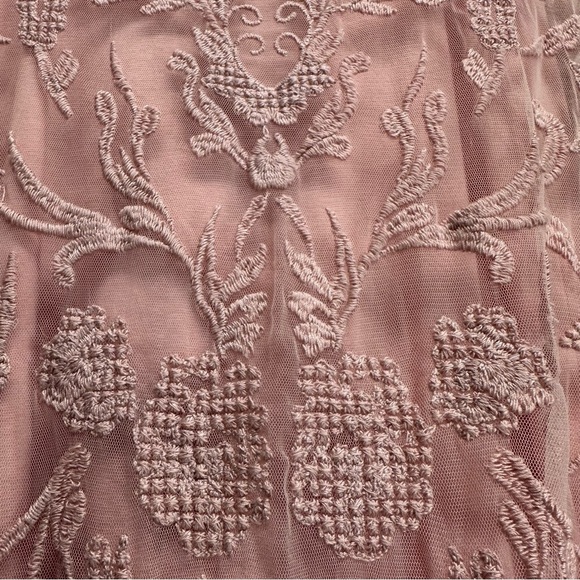 Sundance True Grace Pink Lace Dress Blush Pink Size PXS Made in India - Picture 9 of 15